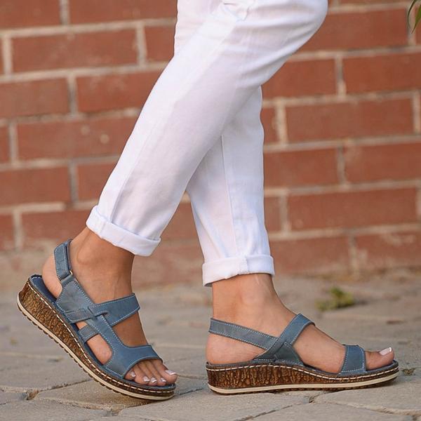 Vintage Casual Wedge Sandals